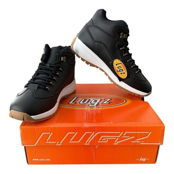 Lugz Other - Lugz Rapid Black White Sneakers Men’s Size 9 Lace Up Athletic Casual Shoes NWT